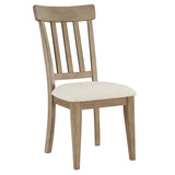 Napa Weathered Sand/Cream Side Chair, Set of 2 from Steve Silver - Luna Furniture