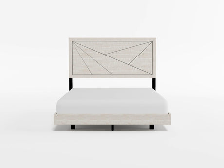 Everett Gray Queen Panel Bed from Homelegance - Luna Furniture