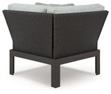 Beachloft Black/Gray 5-Piece Outdoor Sectional from Ashley - Luna Furniture