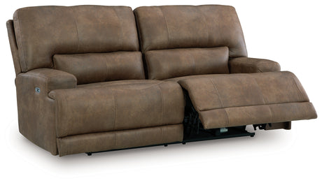 Beckley Place Earth Power Reclining Sofa from Ashley - Luna Furniture