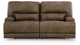 Beckley Place Earth Power Reclining Sofa from Ashley - Luna Furniture