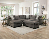 Behold Charcoal Sectional from Happy Homes - Luna Furniture
