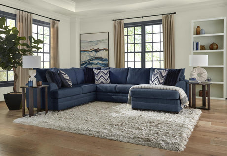 Pippa Navy Sectional from Happy Homes - Luna Furniture