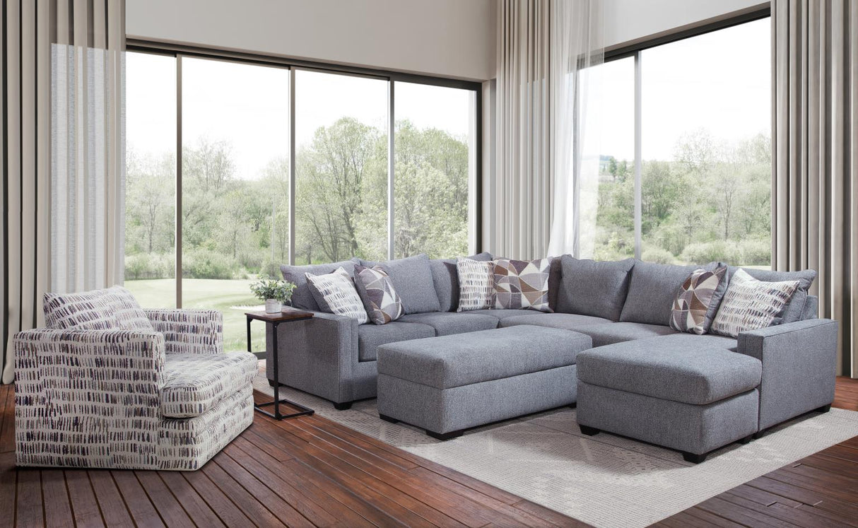 Scout Ash Gray Sectional from Happy Homes - Luna Furniture