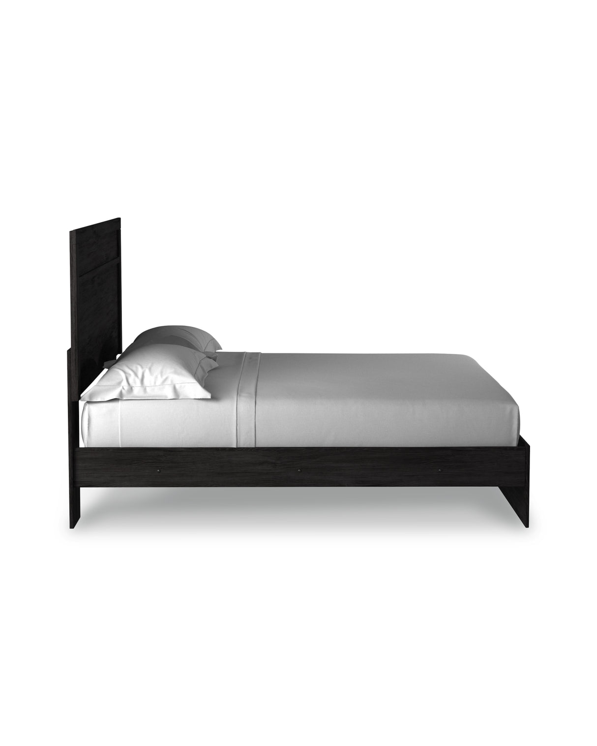 Belachime King Panel Bed with Dresser in Charcoal from Ashley - Luna Furniture