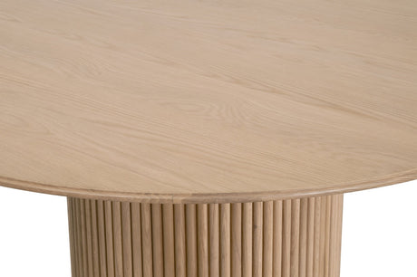 Belfast 54" Round Dining Table in Natural Oak from Essentials For Living - Luna Furniture