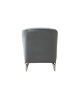 Belinda Gray Velvet Chair from Nova Furniture - Luna Furniture