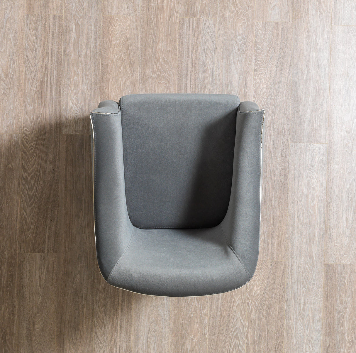 Belinda Gray Velvet Chair from Nova Furniture - Luna Furniture