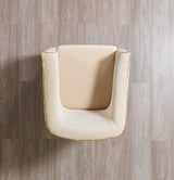 Belinda Ivory Velvet Chair from Nova Furniture - Luna Furniture