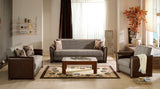 Alfa Redeyef Brown Sleeper Sofa from Bellona - Luna Furniture