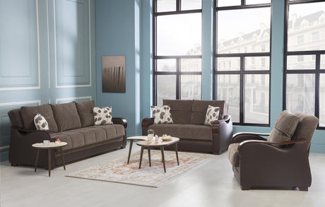 Bennett Armoni Brown Sleeper Sofa from Bellona - Luna Furniture