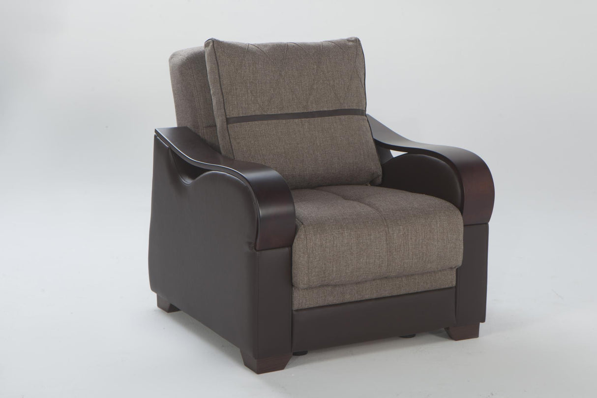 Bennett Redeyef Brown Armchair from Bellona - Luna Furniture