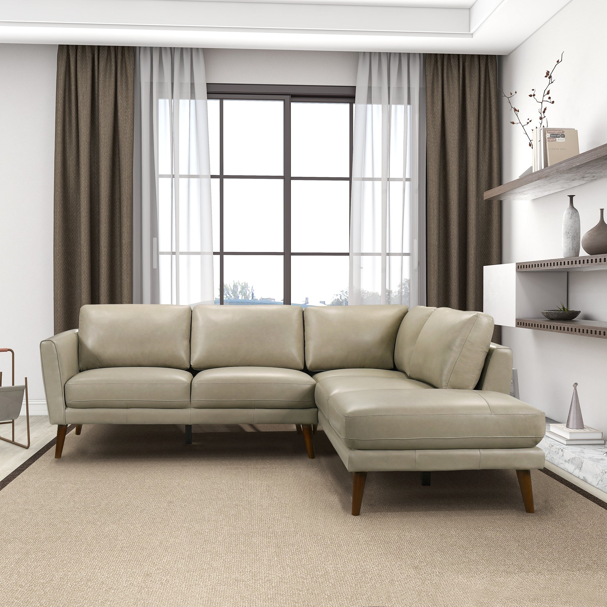 Ashcroft Furniture Benson Sectional - Thumbnail 3