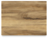 Bermacy Queen Platform Bed with Dresser and 2 Nightstands in Light Brown from Ashley - Luna Furniture