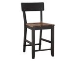 Bermuda Black/Dark Acacia Counter Height Dining Set from Steve Silver - Luna Furniture