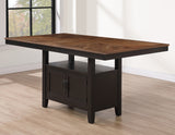 Bermuda Black/Dark Acacia Counter Height Dining Set from Steve Silver - Luna Furniture