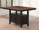 Bermuda Black/Dark Acacia Counter Height Dining Set from Steve Silver - Luna Furniture