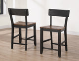 Bermuda Black/Dark Acacia Counter Height Dining Set from Steve Silver - Luna Furniture