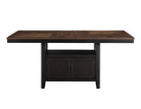 Bermuda 60-80″ Storage Counter Table with 20″ Leaf from Steve Silver - Luna Furniture