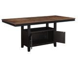 Bermuda 60-80″ Storage Counter Table with 20″ Leaf from Steve Silver - Luna Furniture