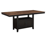Bermuda 60-80″ Storage Counter Table with 20″ Leaf from Steve Silver - Luna Furniture