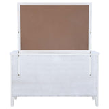 Bexhill White 10-Drawer Dresser and Mirror from Coaster - Luna Furniture