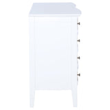Bexhill White 10-Drawer Dresser from Coaster - Luna Furniture