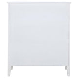 Bexhill White 8-Drawer Chest from Coaster - Luna Furniture