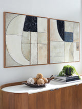 Bexlen Tan/Taupe/Black Wall Art (Set of 2) from Ashley - Luna Furniture
