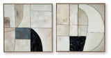Bexlen Tan/Taupe/Black Wall Art (Set of 2) from Ashley - Luna Furniture