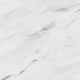 Bexter White and Chrome Faux Marble Round Top Bar Table from Coaster - Luna Furniture