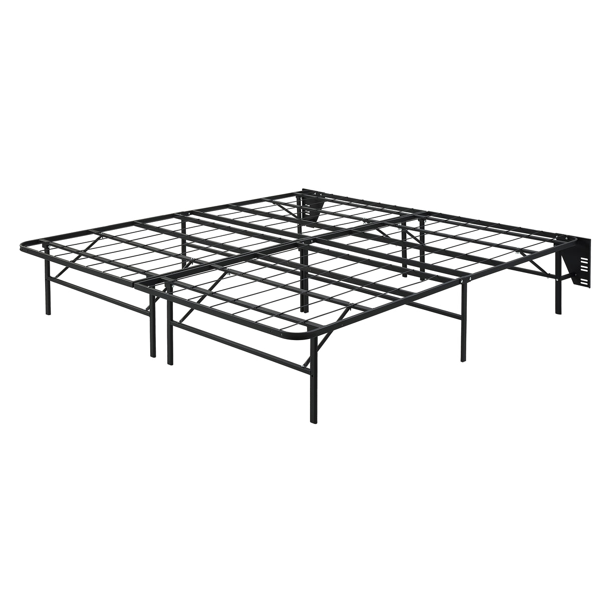 BF-1MT-EK Eastern King Foldable Metal Platform Bed Frame, Toolless from Homelegance - Luna Furniture