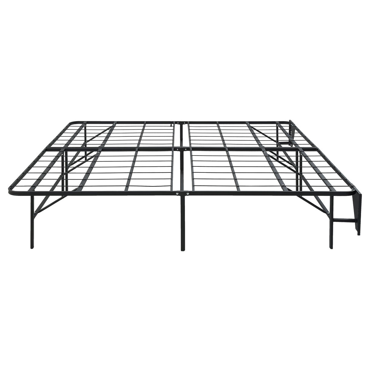 BF-1MT-EK Eastern King Foldable Metal Platform Bed Frame, Toolless from Homelegance - Luna Furniture