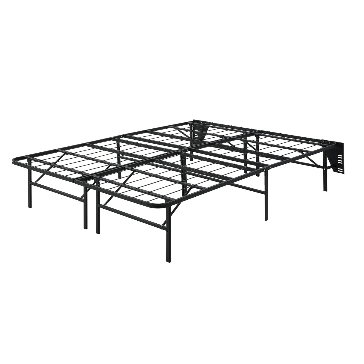 BF-1MT-F Full Foldable Metal Platform Bed Frame, Toolless from Homelegance - Luna Furniture