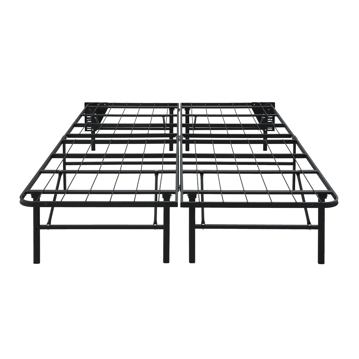 BF-1MT-Q Queen Foldable Metal Platform Bed Frame, Toolless from Homelegance - Luna Furniture