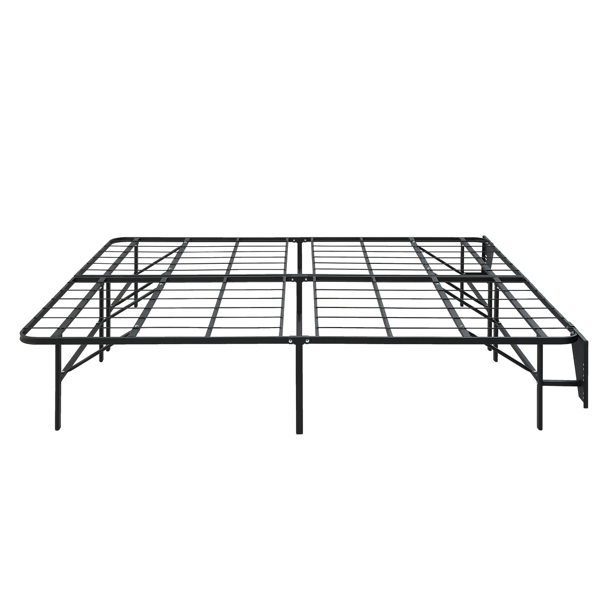 BF-1MT-Q Queen Foldable Metal Platform Bed Frame, Toolless from Homelegance - Luna Furniture