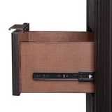 Henry Reeded 3-Drawer Nightstand with USB & Electric Outlets, Espresso Finish from Steve Silver - Luna Furniture