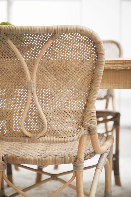 Canal Extension Dining Table in Smoke Gray Pine, Brushed Gold Inlay from Essentials For Living - Luna Furniture