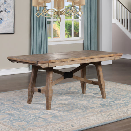 Riverdale Driftwood 96" Extendable Dining Table from Steve Silver - Luna Furniture