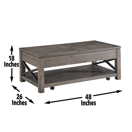 Dexter Lift Top Cocktail Table from Steve Silver - Luna Furniture