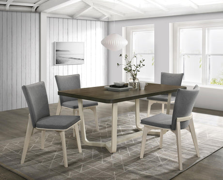 Biloxi Greyish Brown 5-piece 71-inch Rectangular Dining Set from Coaster - Luna Furniture