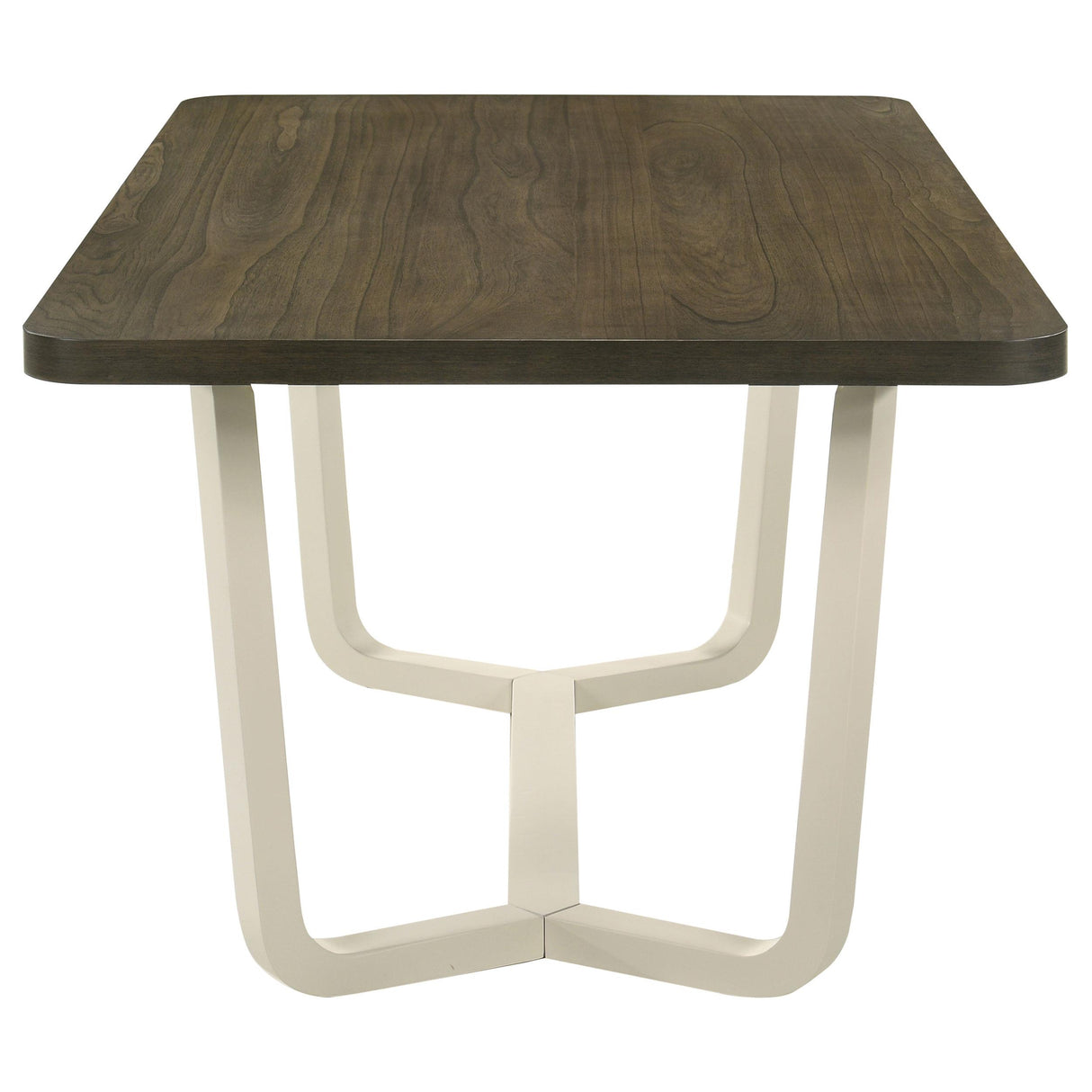 Biloxi Grayish Brown Rectangular Wood Dining Table from Coaster - Luna Furniture
