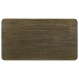 Biloxi Grayish Brown Rectangular Wood Dining Table from Coaster - Luna Furniture