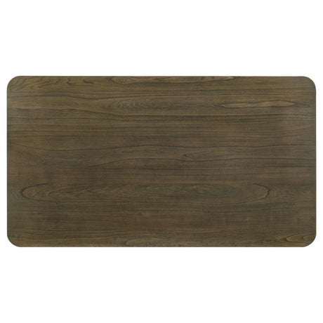Biloxi Grayish Brown Rectangular Wood Dining Table from Coaster - Luna Furniture