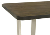 Biloxi Grayish Brown Rectangular Wood Dining Table from Coaster - Luna Furniture