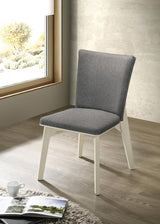 Biloxi Gray Dining Side Chair, Set of 2 from Coaster - Luna Furniture