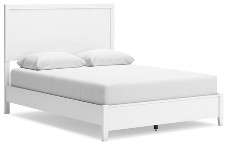 Binterglen Queen Panel Bed with Dresser and 2 Nightstands in White from Ashley - Luna Furniture