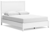 Binterglen Queen Panel Bed with Dresser and 2 Nightstands in White from Ashley - Luna Furniture