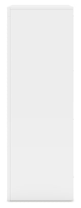 Binterglen White Full Panel Bed, Dresser, Chest and Nightstand from Ashley - Luna Furniture