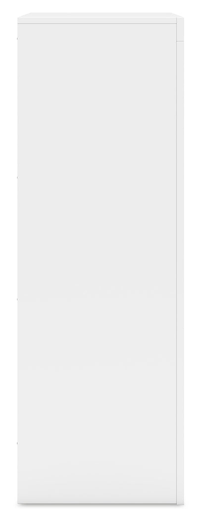 Binterglen White Full Panel Bed, Dresser, Chest and Nightstand from Ashley - Luna Furniture